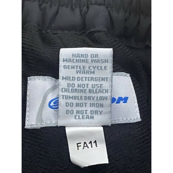 Slalom Black Cargo Ski Snow Pants Small Insulated Waterproof Zip Pockets 32x30 - Picture 13 of 14